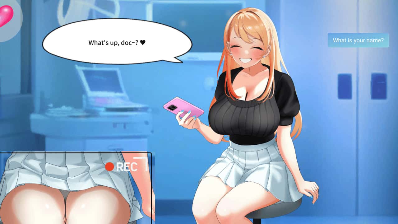 与金发大学辣妹的心跳体检！Health Check with the Blonde College Babe!封面